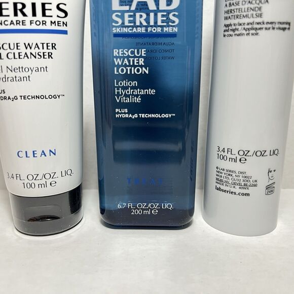 Lab Series For Men Optimal Hydration TRIO 3pc Skincare Rescue Set New in Box - Picture 5 of 6